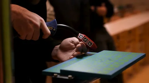 AR Welding simulation training Stock Footage 229542103