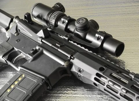 AR15 closeup Stock Photos
