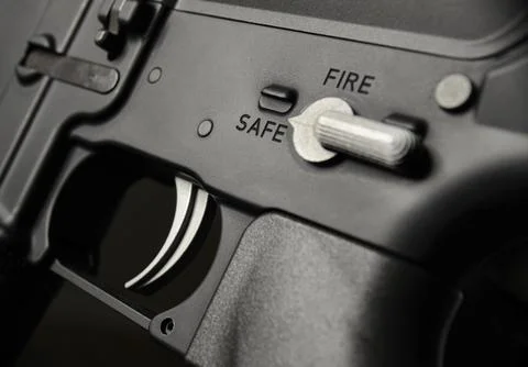 AR15 closeup Stock Photos