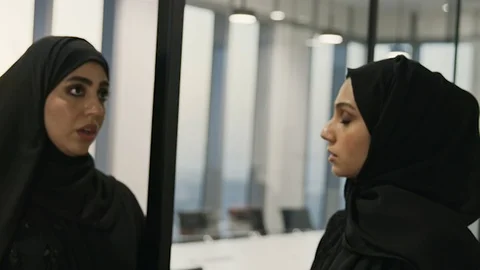 Arab business shoot. Stock Footage 126310831