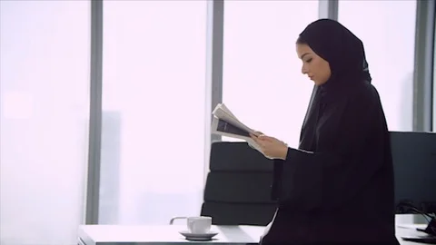 Arab business shoot. Stock Footage 126631787