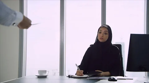 Arab business shoot. Stock Footage 126632035