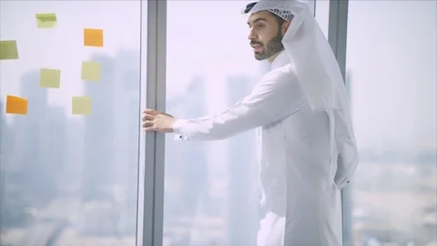 Arab business shoot. Stock Footage 126632904