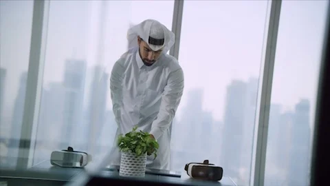 Arab business shoot. Stock Footage 126633007