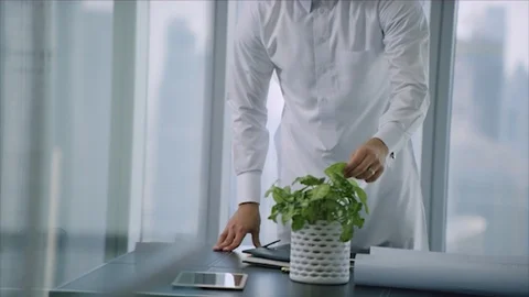 Arab business shoot. Stock Footage 126633010