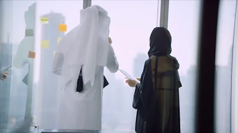 Arab business shoot. Stock Footage 126633128