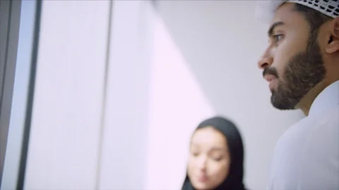 Arab business shoot. Stock Footage 126633192