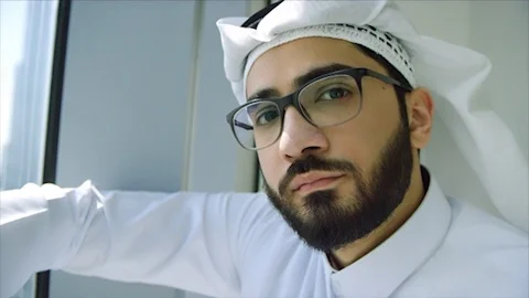 Arab business shoot. Stock Footage 126633248