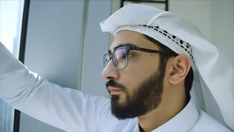 Arab business shoot. Stock Footage 126633252