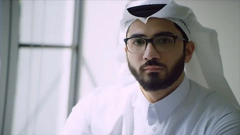 Arab business shoot. Stock Footage 126633288