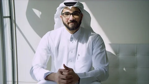 Arab business shoot. Stock Footage 126633293
