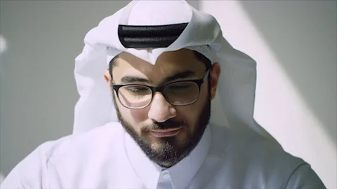 Arab business shoot. Stock Footage 126633302