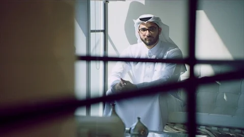 Arab business shoot. Stock Footage 126633320