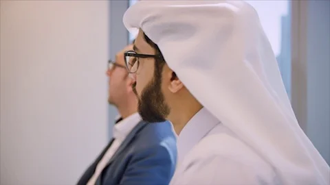 Arab business shoot. Stock Footage 126633392