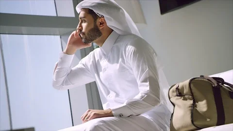 Arab business shoot. Stock Footage 126633745
