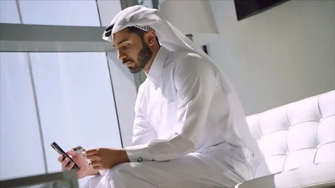 Arab business shoot. Stock Footage 126633768