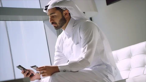 Arab business shoot. Stock Footage 126633769