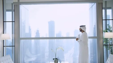 Arab business shoot. Stock Footage 126633941