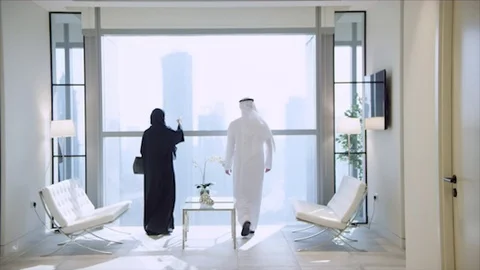 Arab business shoot. Stock Footage 126633995