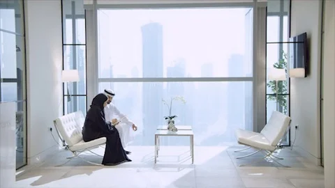 Arab business shoot. Stock Footage 126634047