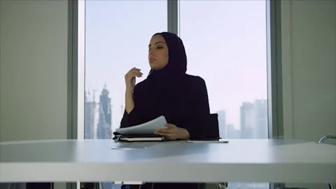 Arab business shoot. Stock Footage 126634633