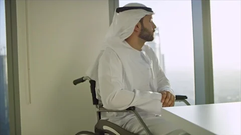 Arab business shoot. Stock Footage 126634723