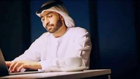 Arab business shoot. Stock Footage 126634829