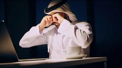 Arab business shoot. Stock Footage 126634857