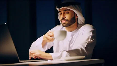 Arab business shoot. Stock Footage 126634860