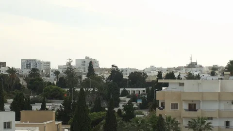 Arab city top view. Square arabic style houses. Stock Footage 120283456