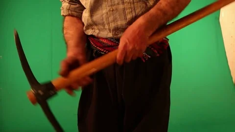 Arab farmer green screen Stock Footage 77847115