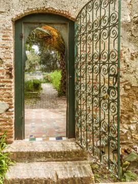 Arab garden Stock Photos