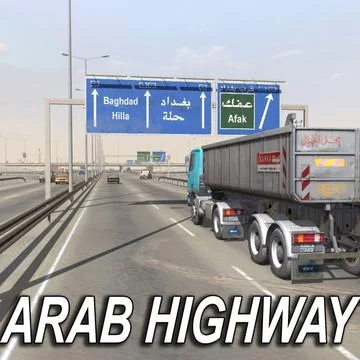 Arab Highway - ( Multi format ) 3D Model