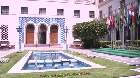 The Arab League  Video stock 253896315