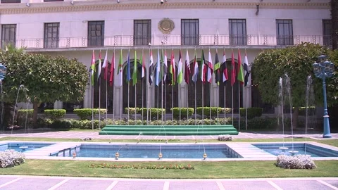 The Arab League  Video stock 253896330