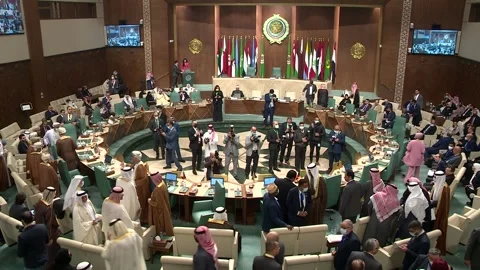 The Arab League  Stock Footage 253897188