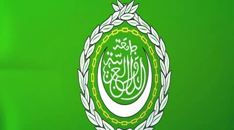 Arab League Waving Flag Stock Footage 10761473
