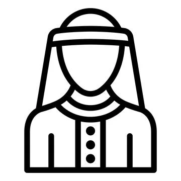 Arab man Vector Icon Design Illustration Stock Illustration