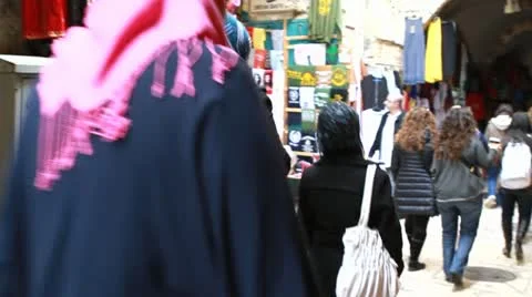 Arab market 스톡 동영상 21237950