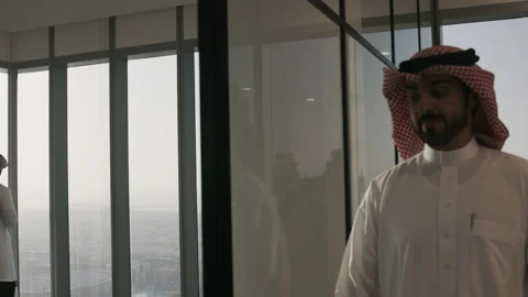 Arab men talking. Stock Footage 134579793