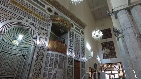 Arab mosaic in the mosque 2. Stock Footage 76570102