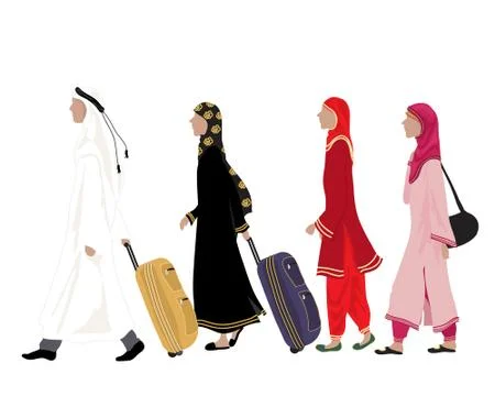 Arab people Stock Illustration