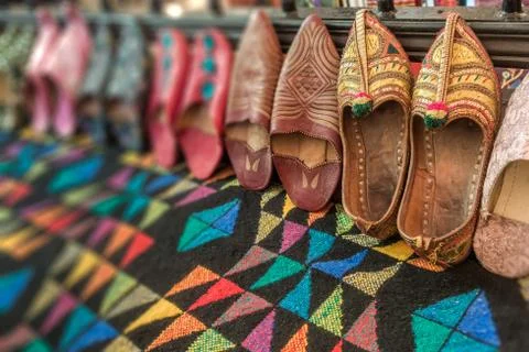 Arab slippers Stock Photos
