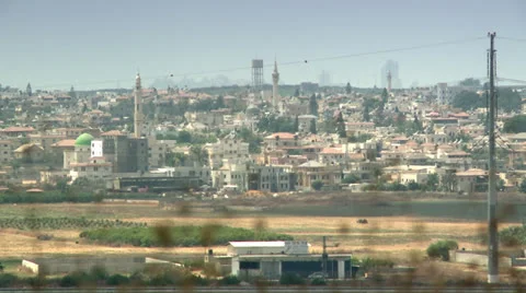 Arab Vilage Landscape 1 Stock Footage 22497750