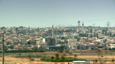 Arab Vilage Landscape 2 Stock Footage 22497464