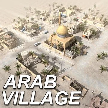 Arab Village 3D Model