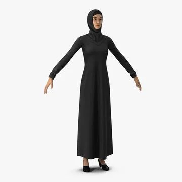 Arab Young Women 3D Model