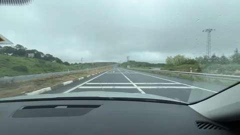 Araba yol Stock Footage 274880265