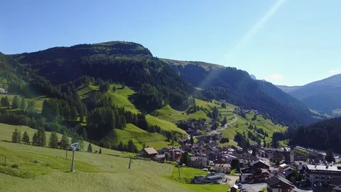 Arabba resort in the Dolomites 動画素材 79179992