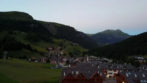 Arabba resort at the evening 動画素材 79180582